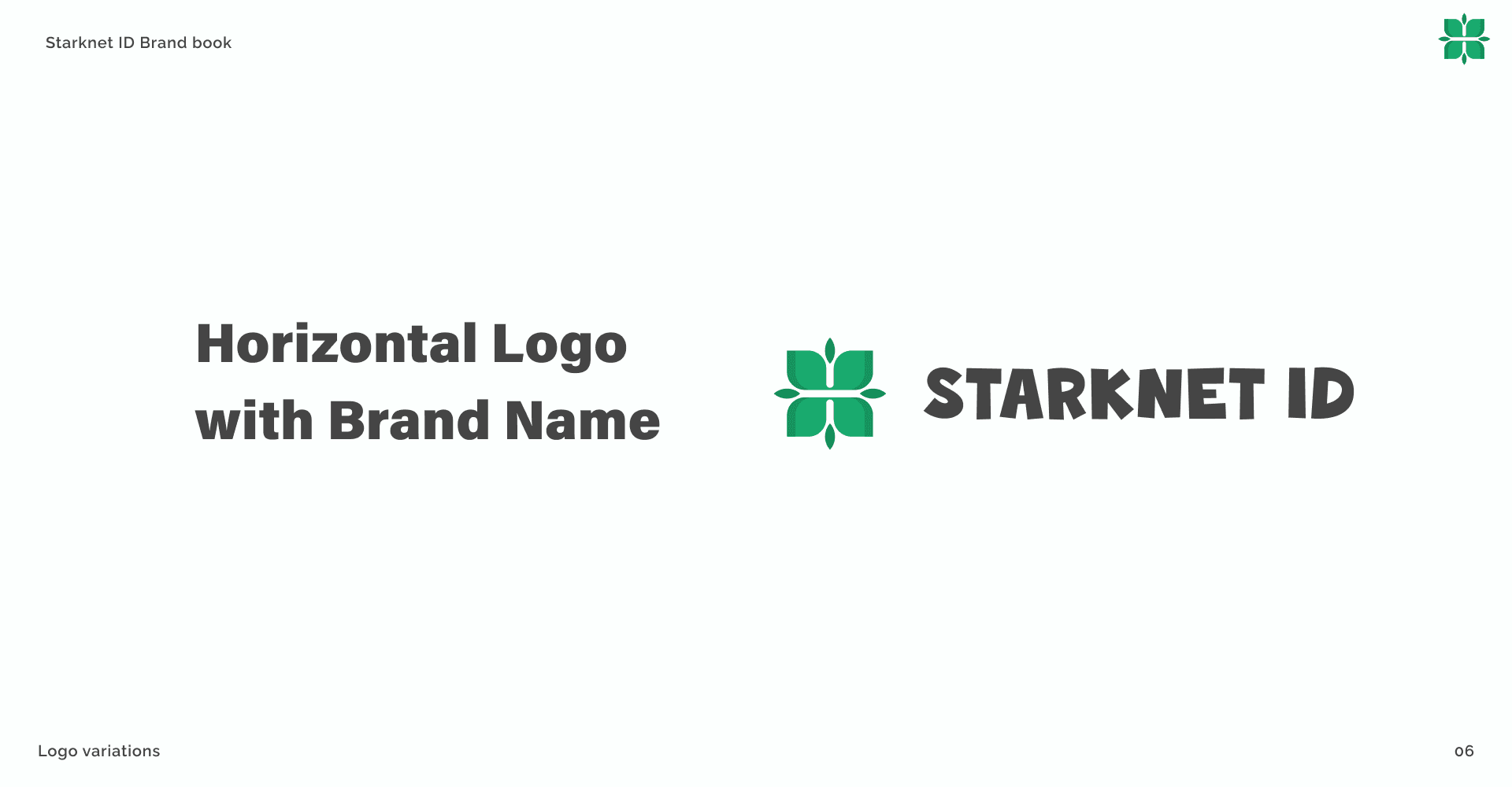 Horizontal Logo with Brand Name